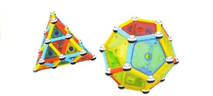 Magnetinis lavinamasis konstruktorius Magentic World, 110 dalių