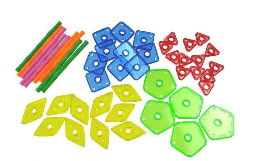 Magnetinis lavinamasis konstruktorius Magentic World, 110 dalių