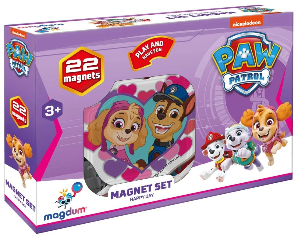 Technok Magnetukų rinkinys Paw Patrol Happy Day 22 vnt