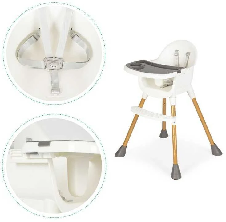 Ecotoys Maitinimo kėdutė Eco Toys HA-042, balta