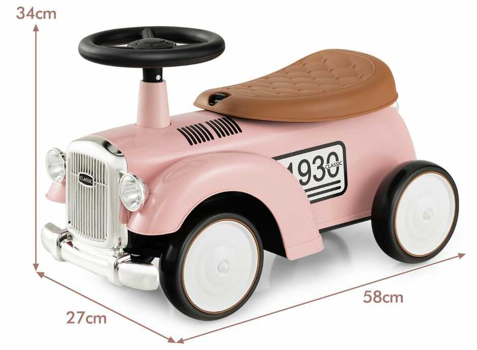 Mašinėlė - stumdukas Classic 1930 Royce, Rožinė