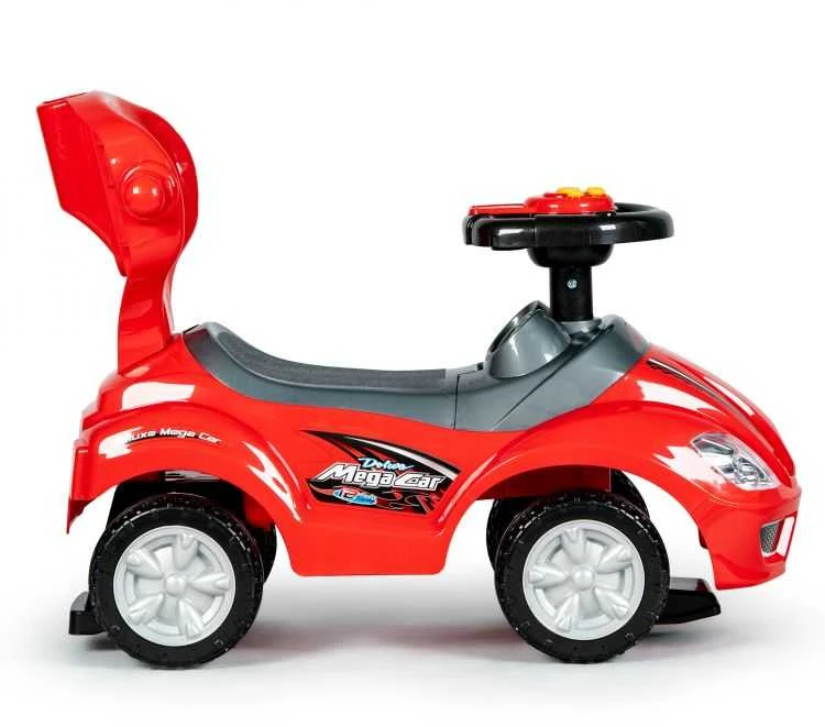 Ecotoys Mašinėlė - stumdukas DELUXE 3w1 Raudona