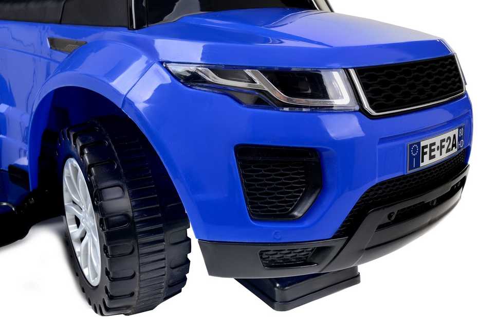 Lean Cars Automobilis varomas kojomis su rankena tėvams 614W Mėlyna