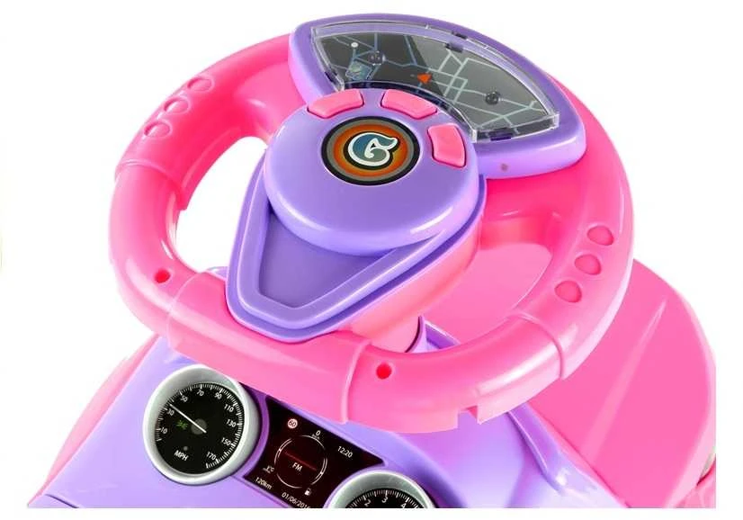 FunFit Mašinėlė - stumdukas Sport car Rose