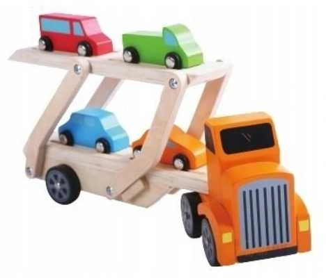 Medinis sunkvežimis, tralas su automobiliais Kruzzel
