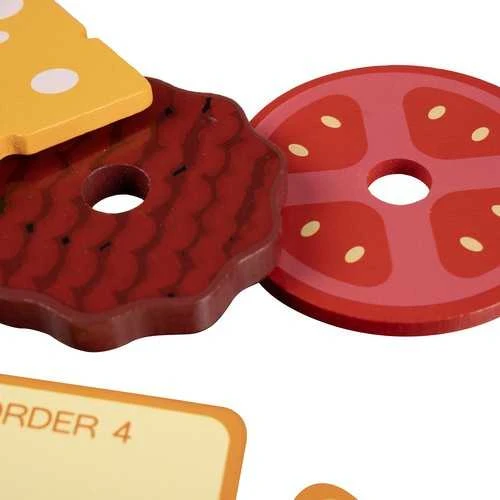 Wooden burger Kruzzel 22673