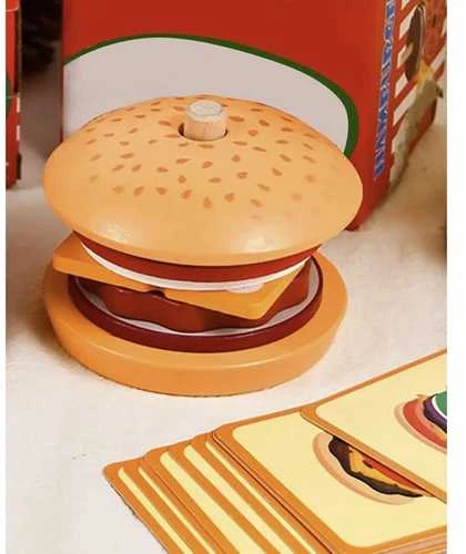 Wooden burger Kruzzel 22673