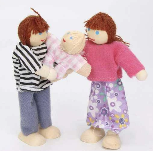 Miniature dolls - 7pcs Kruzzel 19764
