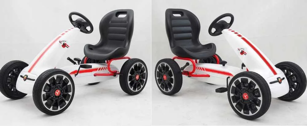 Jokomisiada Pedalais minamas kartingas "Abarath" | spalva: balta