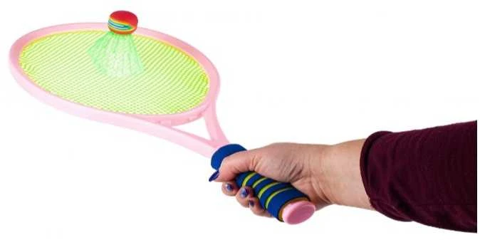 Malplay Vaikiška mini badmintono teniso raketė + kamuoliukų rinkinys
