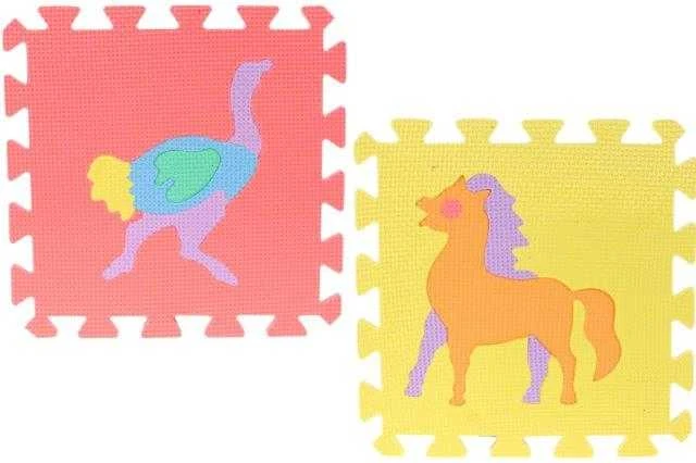 Malplay Putplasčio dėlionė - kilimėlis 29x29 formos, 10 vnt.