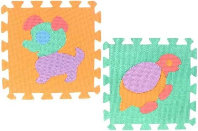 Malplay Putplasčio dėlionė - kilimėlis 29x29 formos, 10 vnt.