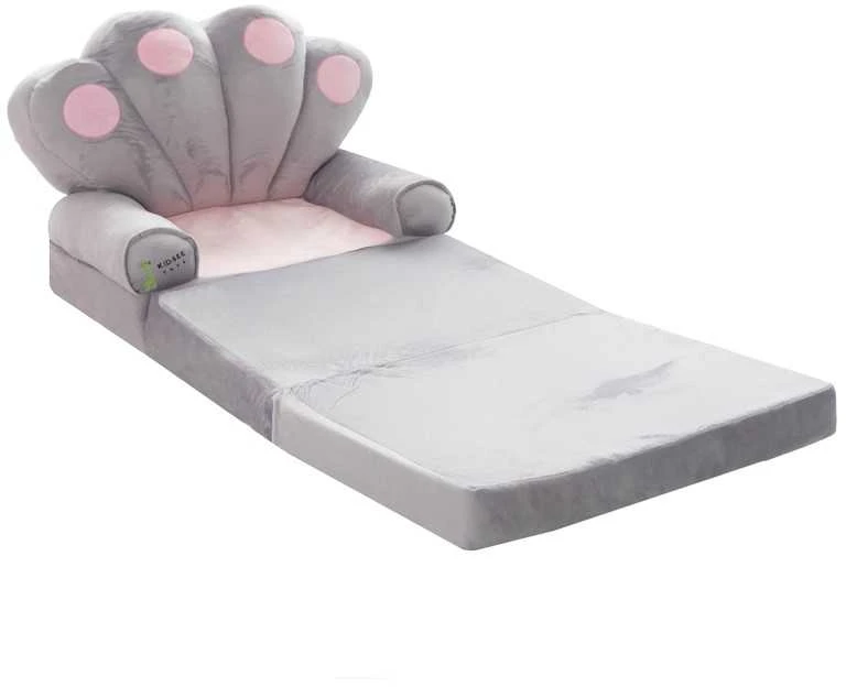 Fotelis Minkštas vaikiškas pliušinis foteliukas 3in1 "Princas" XXL