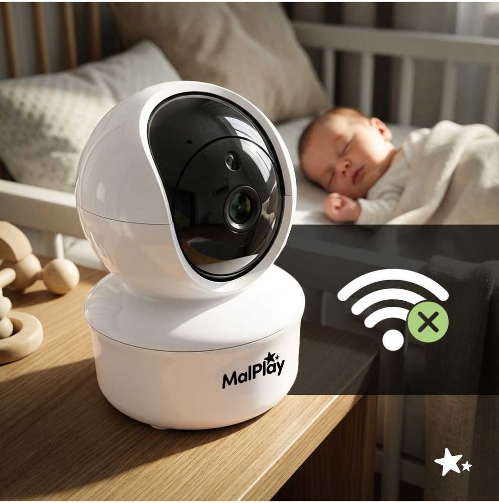 Malplay Mobili auklė NannyEye Complex LCD 5.0 HD
