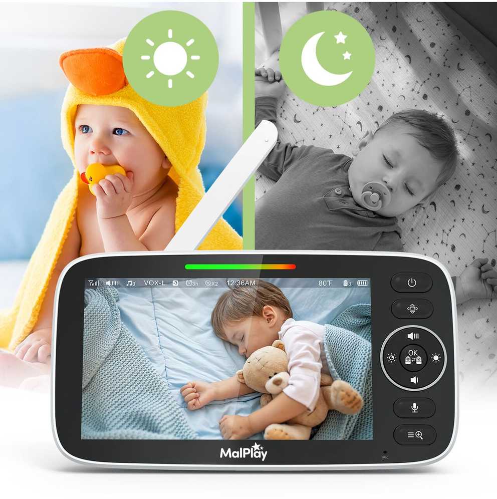 Malplay Mobili auklė NannyEye Complex LCD 5.0 HD