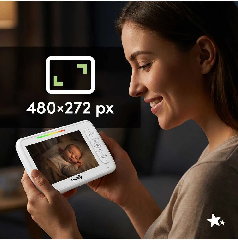 Malplay Mobili auklė NannyEye Vision LCD 5.0 HD