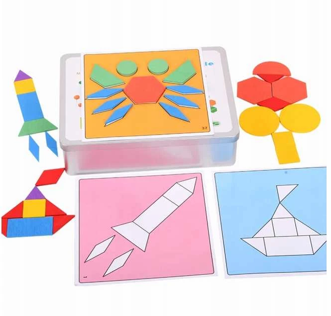 Mokomoji Montessori magnetinė dėlionė