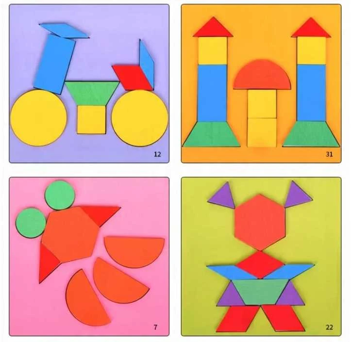 Mokomoji Montessori magnetinė dėlionė
