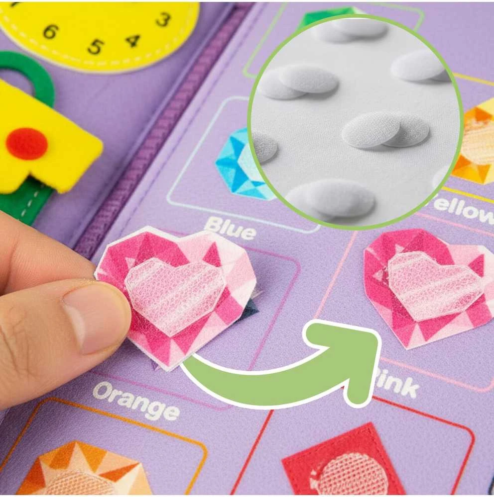 Malplay Montessori manipuliacinė lavinamoji veiklos knyga - lagaminas