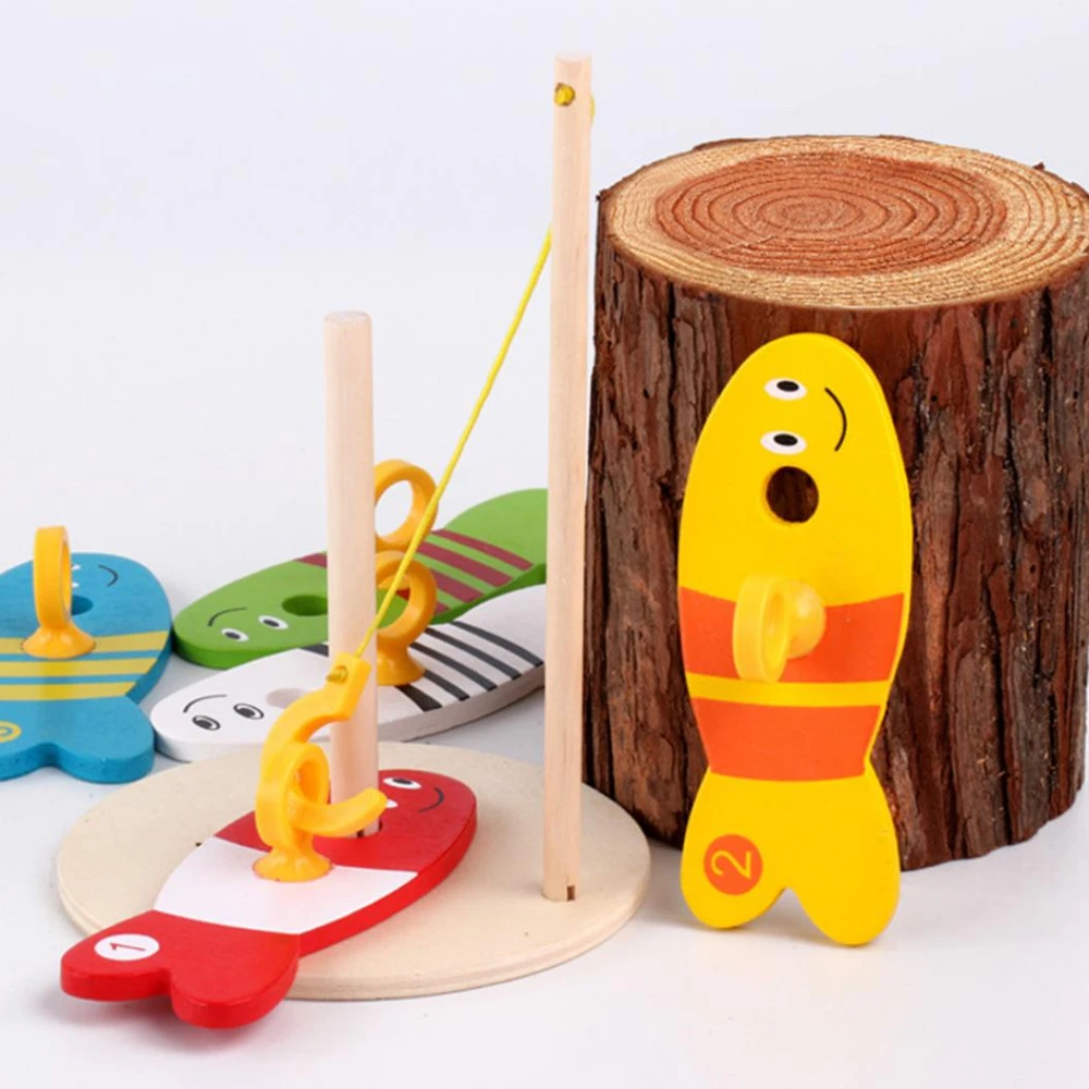 Montessori Medinė žvejyba „Fishing"
