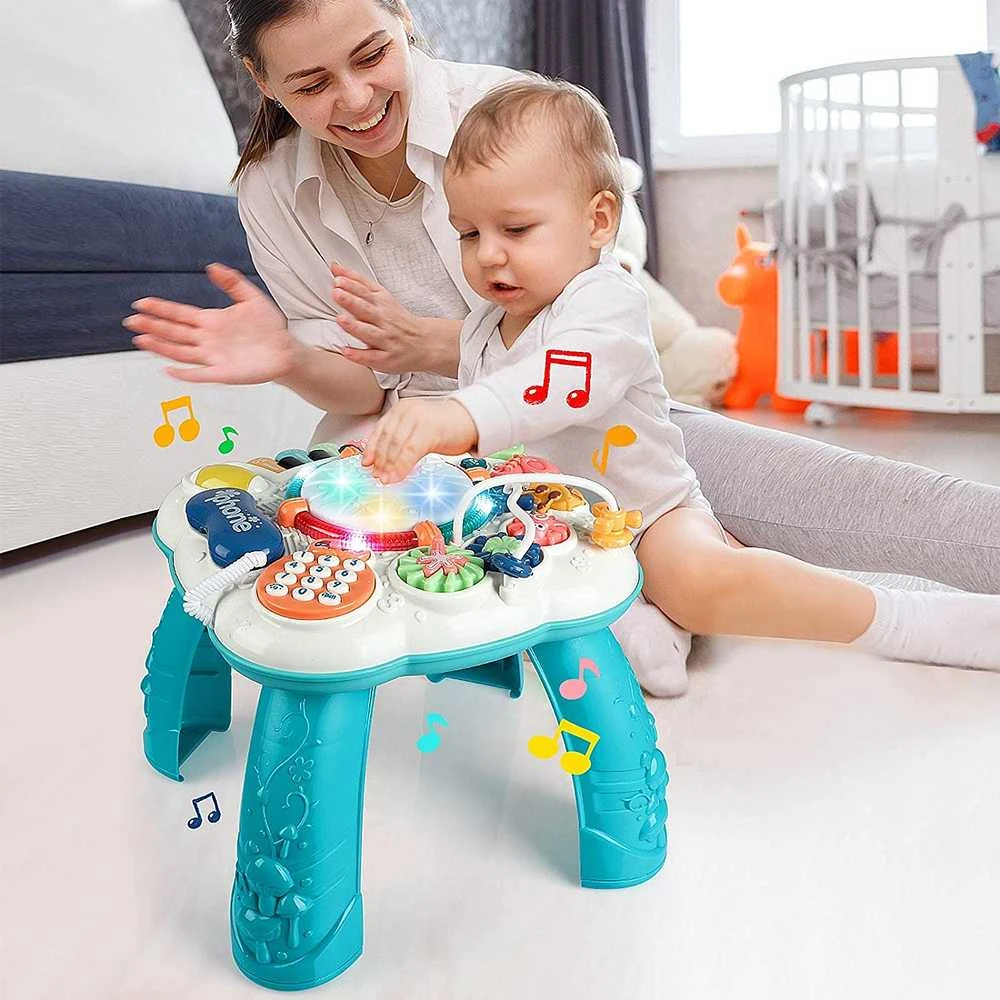 Malplay Interaktyvus lavinamasis muzikinis staliukas su būgnu