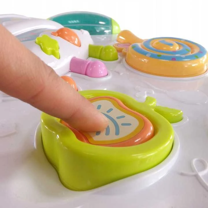 Daugiafunkcinis interaktyvus staliukas Baby Learning table, įvairių spalvų