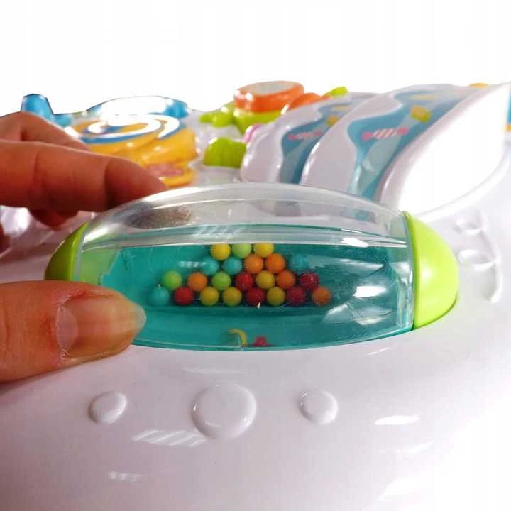 Daugiafunkcinis interaktyvus staliukas Baby Learning table, įvairių spalvų