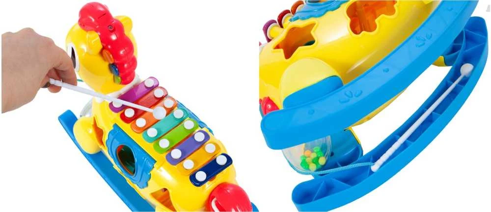 Malplay Lavinamasis žaislas pianinas rūšiuotojas Arkliukas