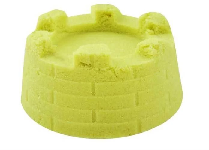 Ikonka Kinetinis smėlis 1kg maišelyje, žalias