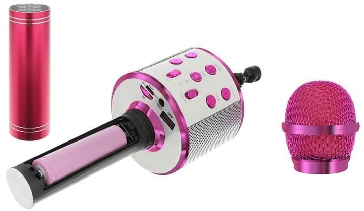 Malplay Žaislinis Karaoke Bluetooth mikrofonas