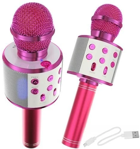 Malplay Žaislinis Karaoke Bluetooth mikrofonas