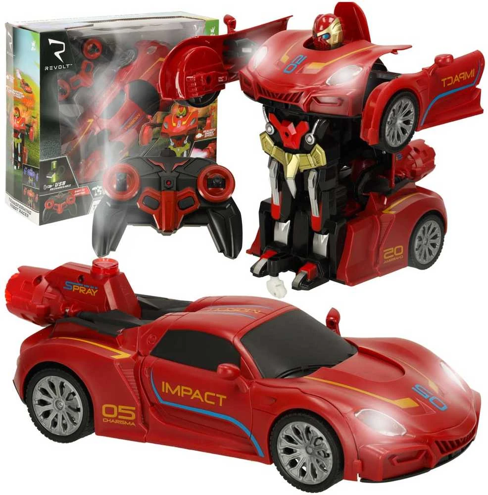 Transformerio robotas lenktyninis automobilis Revolt TRANSFORMING ROBOT RACER
