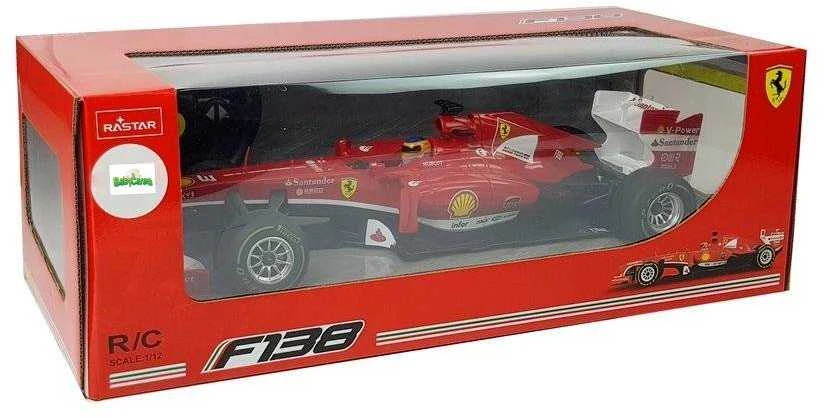 Nuotoliniu būdu valdomas Ferrari F1 Rastar, raudonas