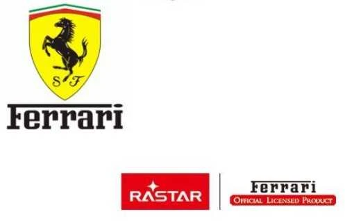 Nuotoliniu būdu valdomas Ferrari F1 Rastar, raudonas