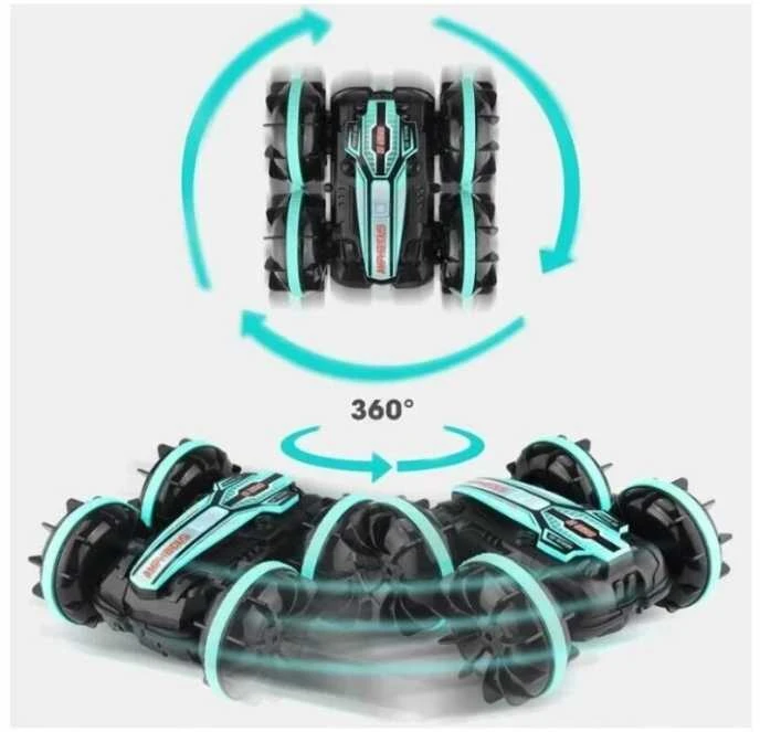 Malplay Nuotoliniu būdu valdomas vandens automobilis Amphibious