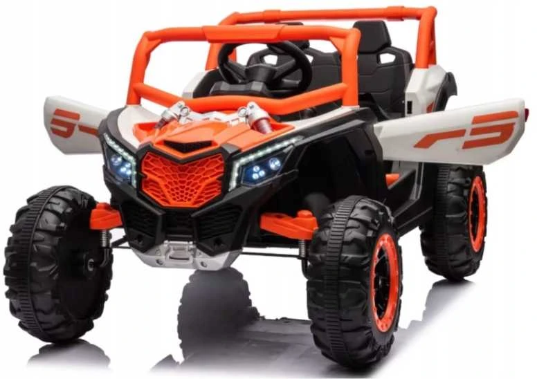 Lean Cars ELEKTROMOBILIS VAIKAMS NEL-901 4X4 ORANŽINIS