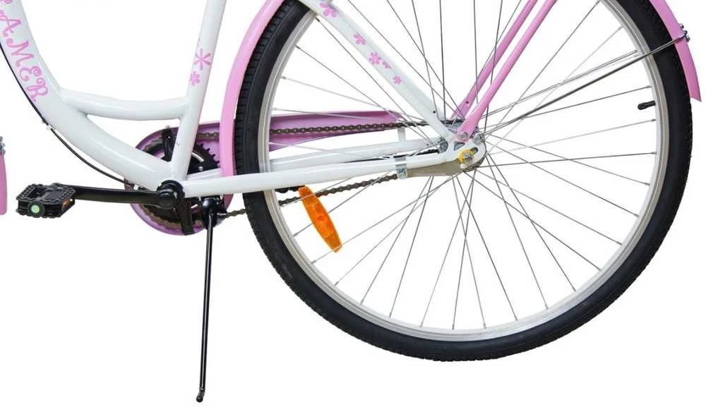 Blue Mėlyna MalTrack [CITY BIKE 28" SS][MILK Rožinis] + Mėlynas