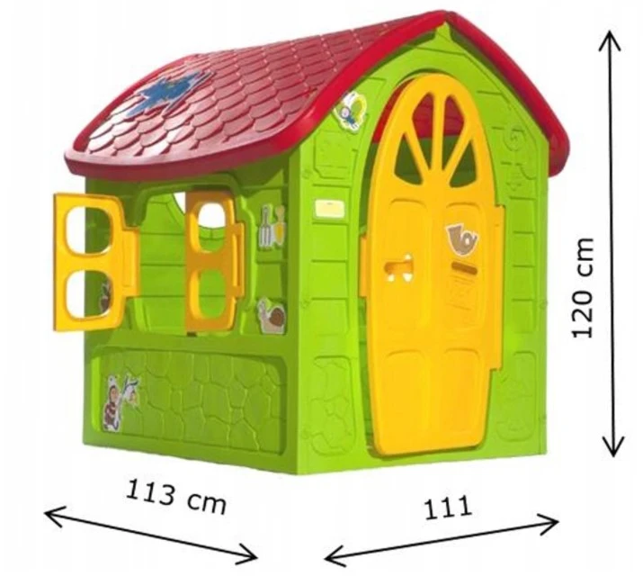 Domek Plastikinis žaidimų namelis, L5075