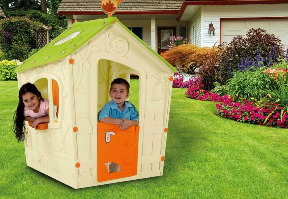 Plastikinis žaidimų namelis Curver MAGIC PLAYHOUSE CREAMY