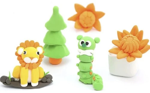 Kruzzel 96 vnt MAGICAL PLASTICINE SENSO POLIMERINIS MOLIS PUTŲ MASĖ VAIKAMS