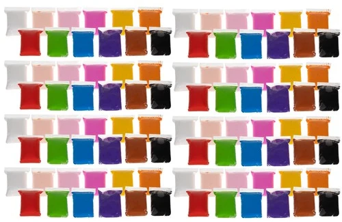 Kruzzel 96 vnt MAGICAL PLASTICINE SENSO POLIMERINIS MOLIS PUTŲ MASĖ VAIKAMS