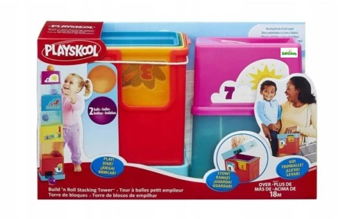 PLAYSKOOL bokštas su kamuoliukais