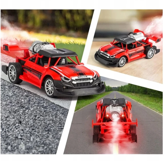 RC automobilis 1:20 su šviesomis, garais ir garsu