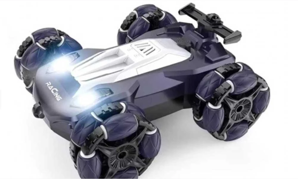 RC nuotolinio valdymo automobilis dvigubais ratais