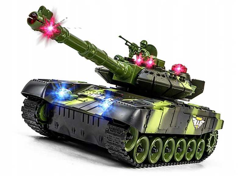 RC tankas su nuotolinio valdymo pultu