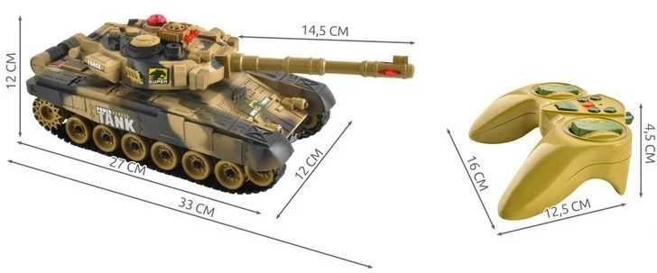 Madej Du nuotoliniu būdu valdomi R/C kovos tankai