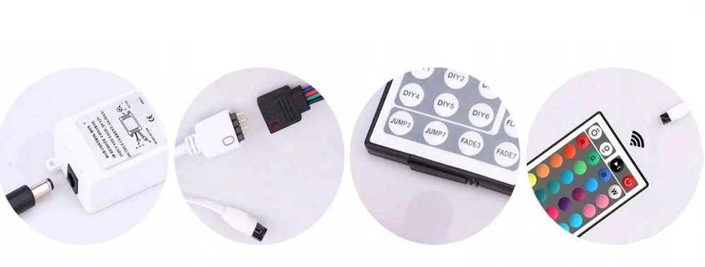RGB Juosta 5 metrų 300 vnt. LED multichip