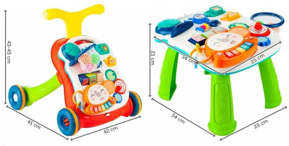 Stumdukas – Lavinimo staliukas 2*1 Elephant red