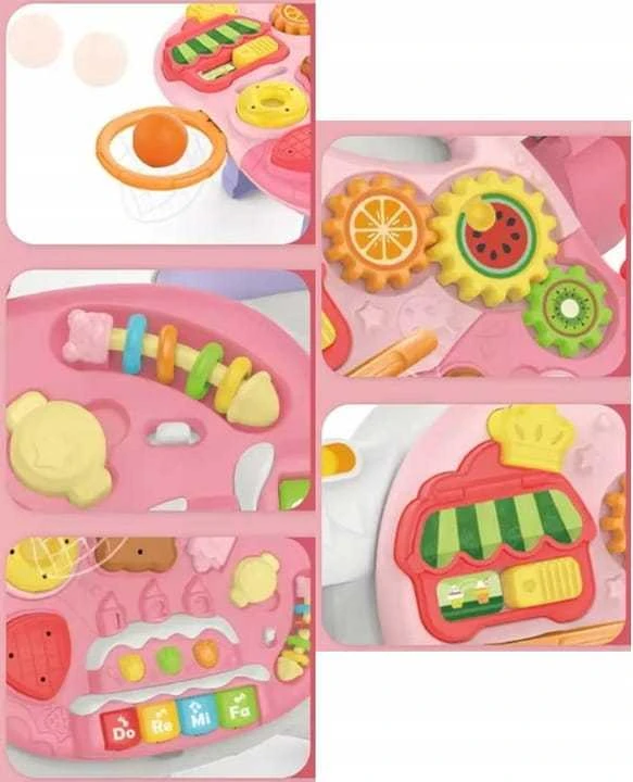 Stumdukas – lavinimo staliukas 4*1 candy, rose