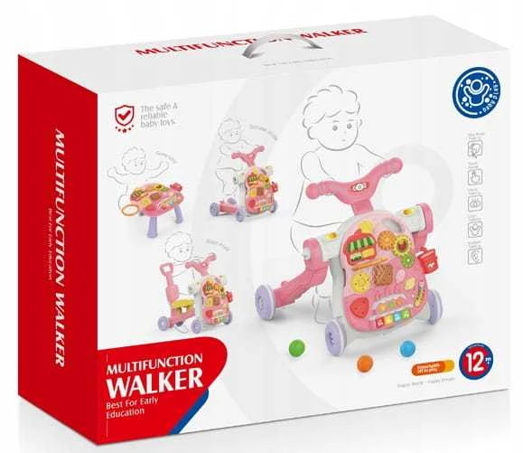 Stumdukas – lavinimo staliukas 4*1 candy, rose